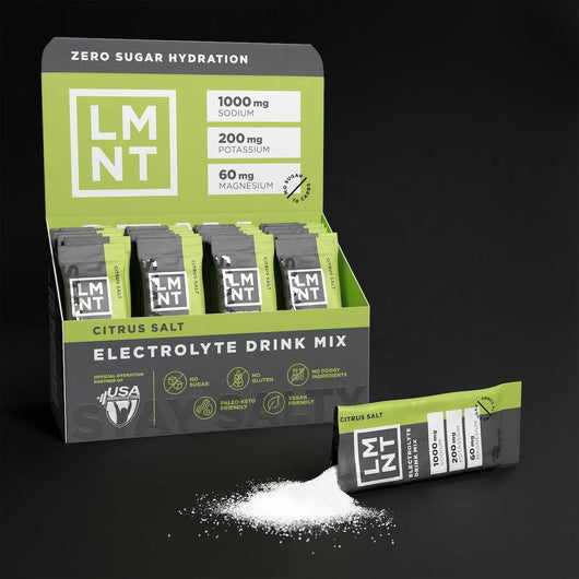 LMNT Zero-Sugar Electrolytes.