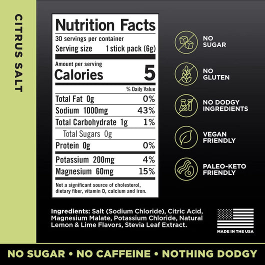 LMNT Zero-Sugar Electrolytes.